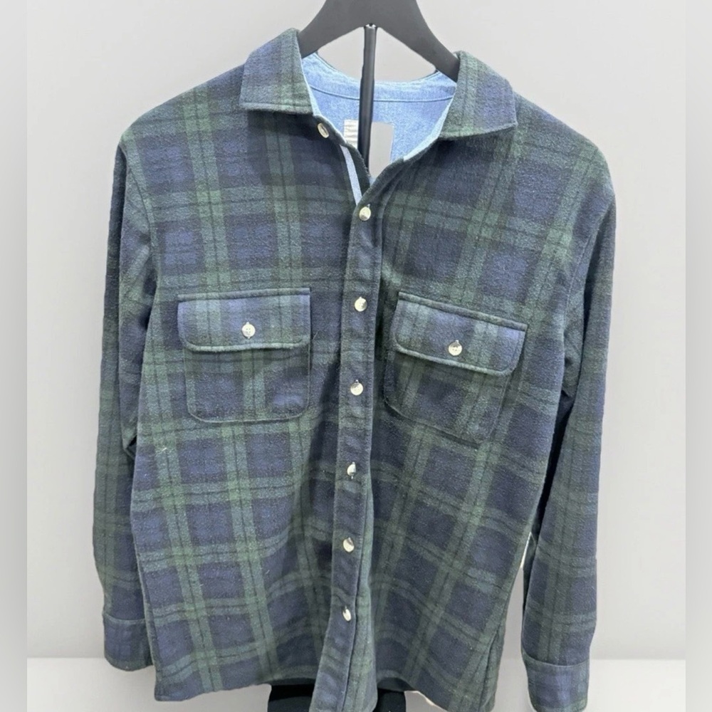 Men's Tailorbyrd The Sweatershirt Long Sleeve Button Down (Sz Medium)
